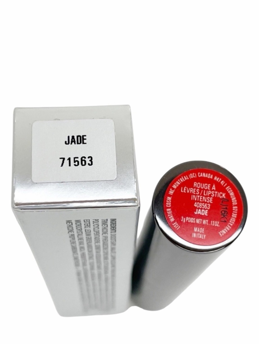 Lise Watier Rouge Intense Supreme Lipstick Jade Coral Red BNIB Full Size - Picture 3 of 8